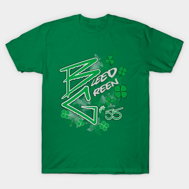 Luck O' Philly  (BG Tribute) - St. Patty's Day Bleed Green T-Shirt by HauzKat Designs Shop